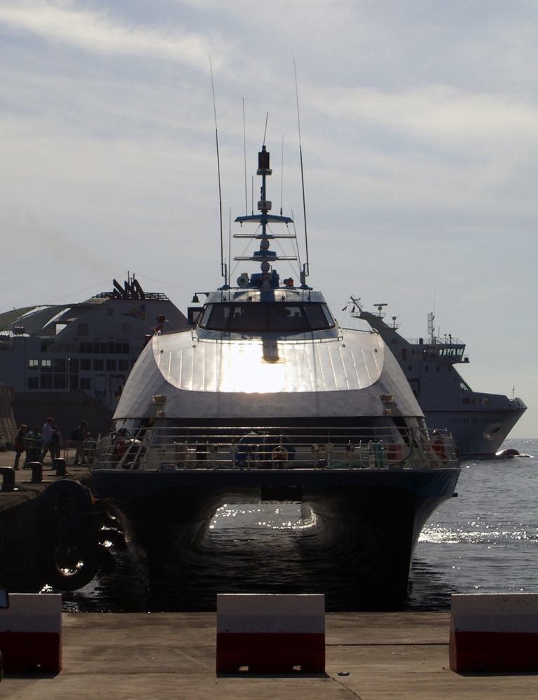 Ankunft im Hafen von San Sebastian